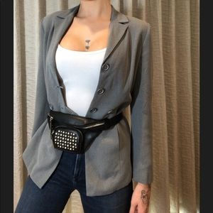 Vintage Saint Laurent Seal Grey Blazer M